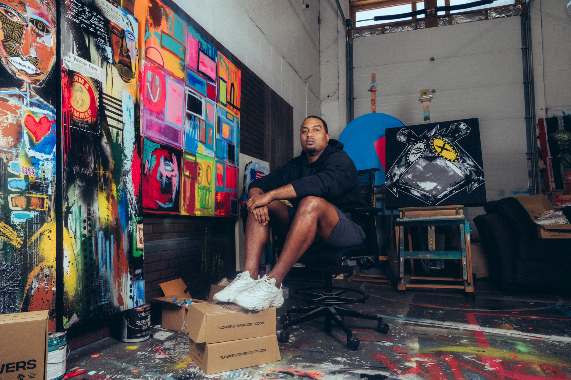 King Saladeen New York x FFS collaboration, footwear design, sourcing and activation project.